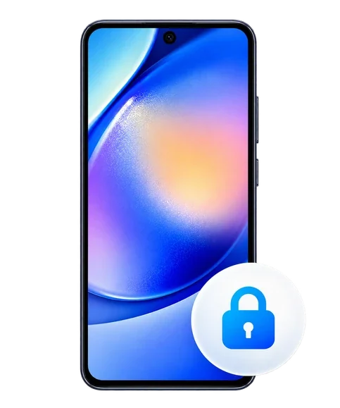 A phone with a padlock